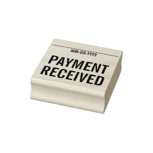 Simple "PAYMENT RECEIVED" Rubber Stamp