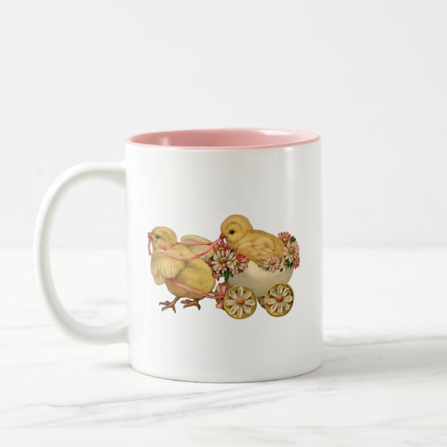 Simple Peep Mug to accent your Easter table. (Left)