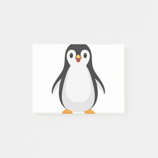 Simple Penguin Post-it Notes (Front)