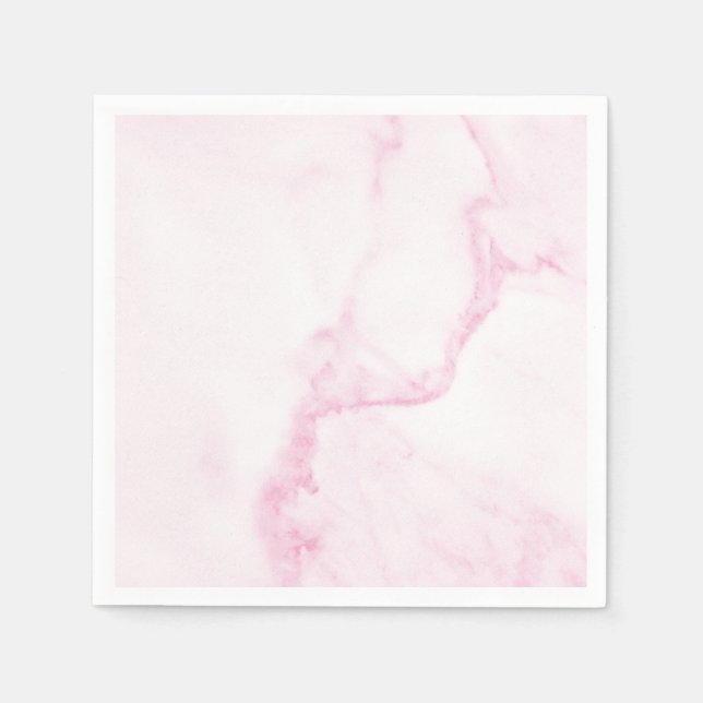 Simple & Perfect Pink Marble Napkin (Front)