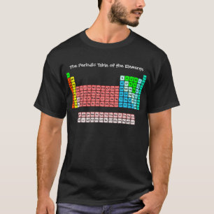 Simple Periodic Table (Handwritten Style) T-Shirt