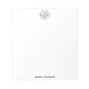 Simple Personal Business Stationery Logo Notepad