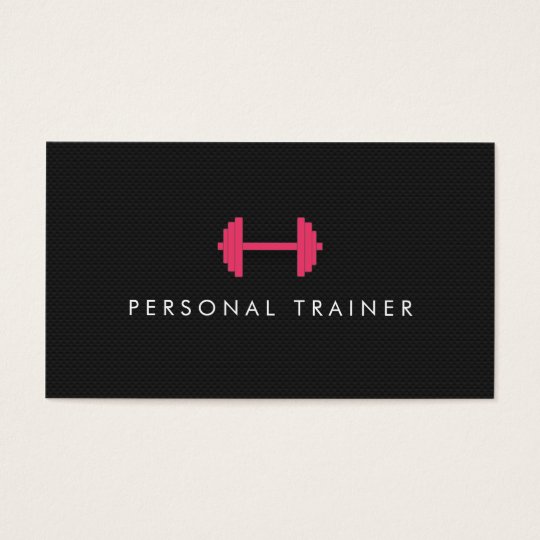 Simple Personal Trainer Fitness Business cards