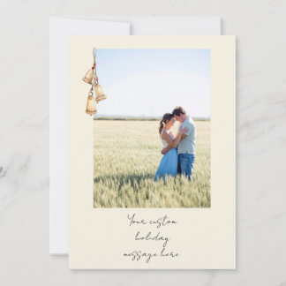 Simple Personalised Christmas Bell Card