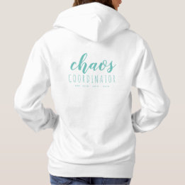 Simple Personalised Hoodie for Mum | Light Teal