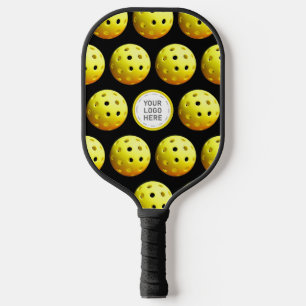 Simple Personalised Logo Pattern Custom Colour Pickleball Paddle