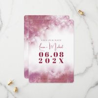 Simple Personalised Marble watercolor rose gold