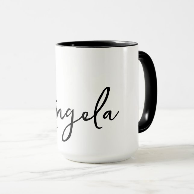 Simple Personalised  Mug (Front Right)