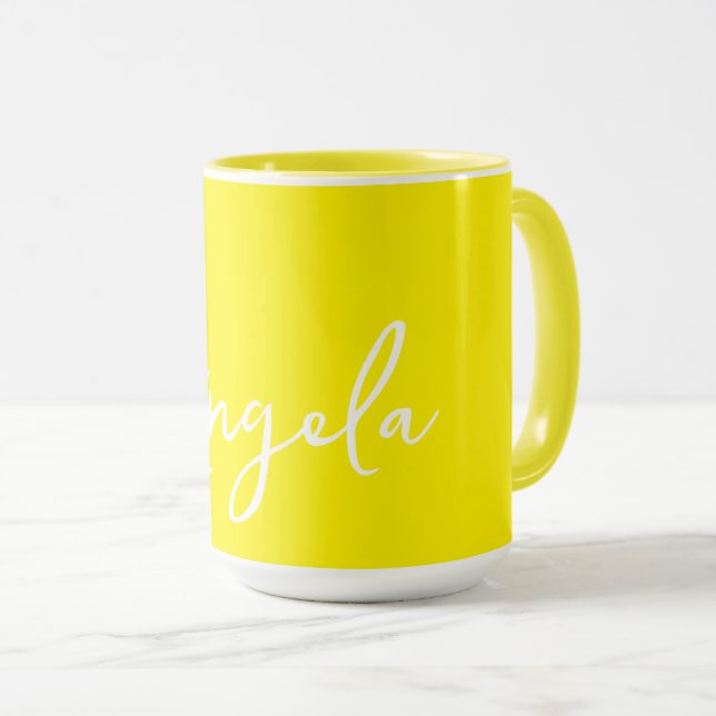 Simple Personalised  Mug (Front Right)