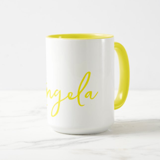 Simple Personalised  Mug (Front Right)