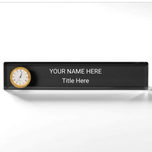 Simple Personalised Name Plate & Desk Sign