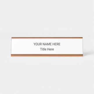 Simple Personalised Name Plate & Desk Sign