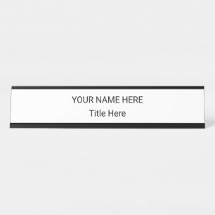 Simple Personalised Name Plate & Desk Sign