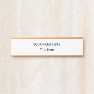 Simple Personalised Name Plate & Hanging Sign