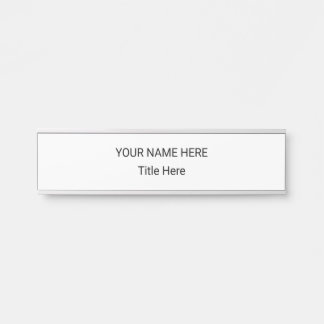Simple Personalised Name Plate & Hanging Sign