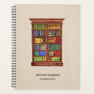 Simple Personalised Planner Book Lover