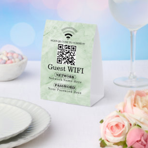 Simple Personalised Wi-fi Network QRcode Password
