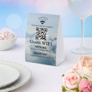 Simple Personalised Wi-fi Network QRcode Password