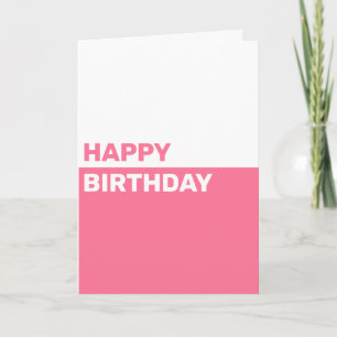 Simple Personalized Birthday Card