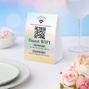 Simple Personalized Wi-fi Network QRcode Password