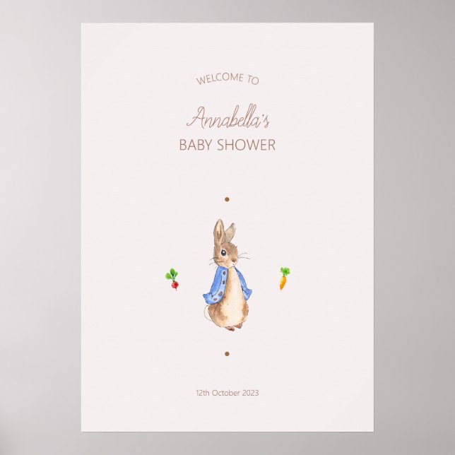 Simple Peter the Rabbit Poster (Front)