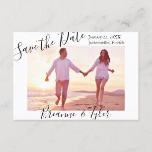 Simple Photo - 3x5 Save the Date Invitation