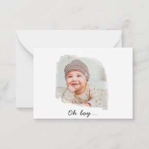 Simple Photo - Birthday presence - Thank you card