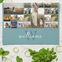 Simple Photo Collage Custom Colour Personalised