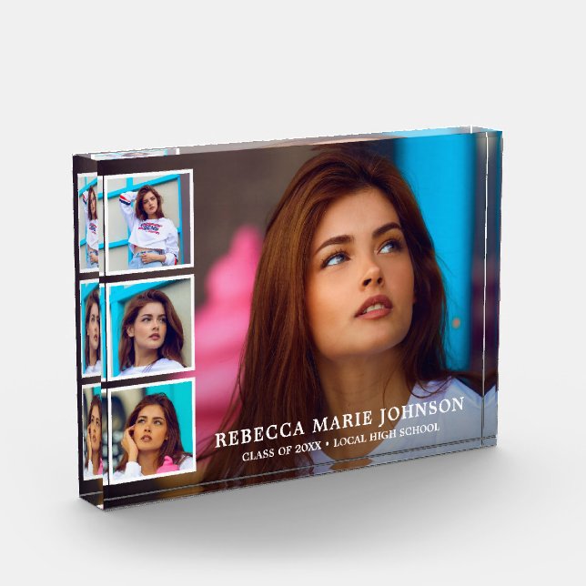 Simple Photo Collage Modern Graduation (Left)