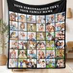 Simple Photo Collage Personalised 36 Picture Black Fleece Blanket<br><div class="desc">Cosy Memories Photo Collage Blanket Wrap yourself in warmth and cherished memories with our Cosy Memories Photo Collage Blanket. This beautifully crafted blanket is designed to showcase 36 of your favourite photos, making it the perfect personalised keepsake for any occasion. Key Features Modern and Simple Design: Our blanket features a...</div>