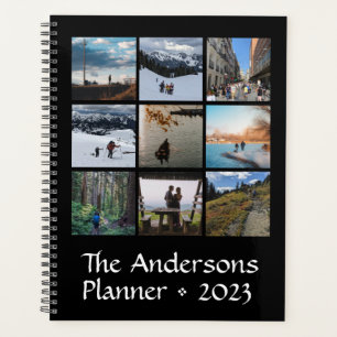 Simple Photo Collage Spiral Notebook Planner