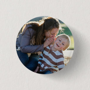 Simple Photo Custom  3 Cm Round Badge
