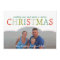 Simple photo Family Christmas Card mod colours