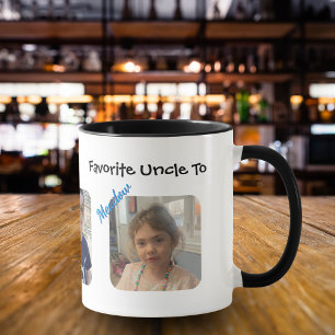 Simple Photo Favorite Uncle Personalize Mug