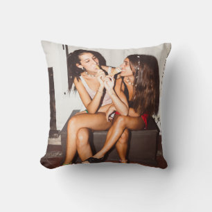 Simple Photo Friendship Besties BFF Cushion