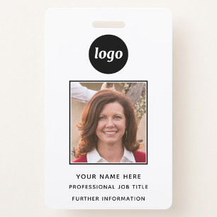 Simple Photo ID Nametag Badge