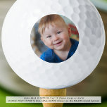 Simple Photo Image Golf Balls<br><div class="desc">Easily create a unique photo golf ball with your personal picture or image for the golf lover you know. Add text as an overlay,  if desired,  in EDIT. ASSISTANCE:  For help with design personalisation,  contact the designer BEFORE ORDERING via the Zazzle Chat MESSAGE tab or email makeitaboutyoustore@gmail.com.</div>