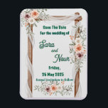 Simple Photo Magnet of wedding invitation<br><div class="desc">Simple Photo Magnet of wedding invitation</div>