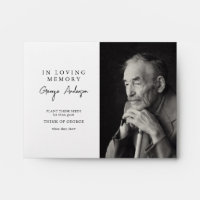 Simple Photo Memorial Seed Packet Sympathy Favour