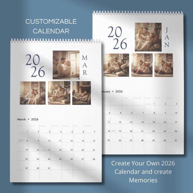 Simple Photo Modern Design Calendar (Creator Uploaded)