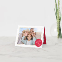 SIMPLE PHOTO modern minimal festive spot red