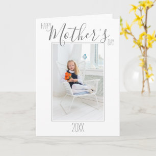 Simple Photo Mother's Day Card