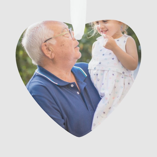 Simple Photo Ornament (Front)