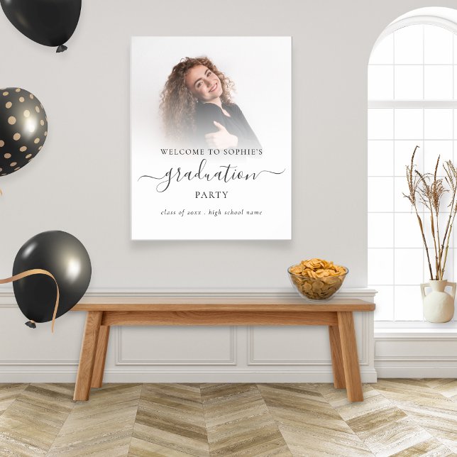 Simple Photo Overlay Welcome Graduation 2024 Grad  Poster (Creator Uploaded)