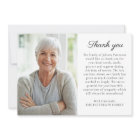 Simple Photo Personalised Message Funeral 