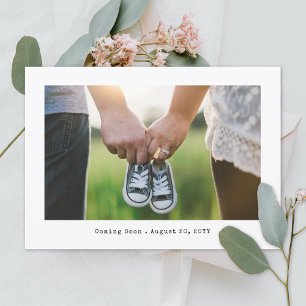 Simple Photo Pregnancy Announcement