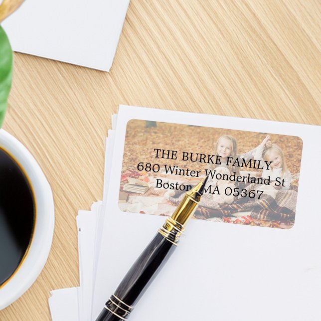 Simple Photo Return Address Label (Simple Photo Return Address Label)