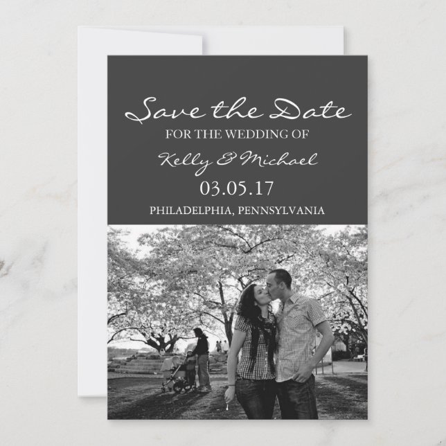 Simple Photo Save the Date (Front)