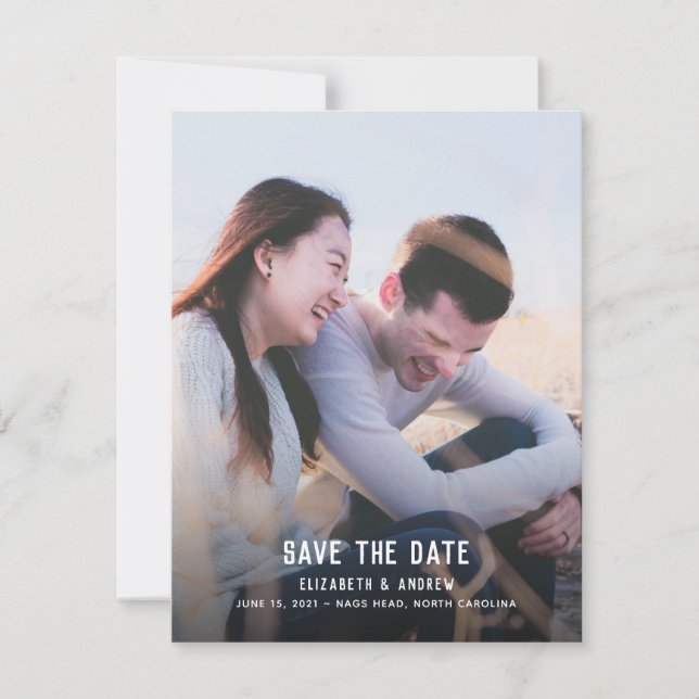 Simple Photo Save the Date (Front)