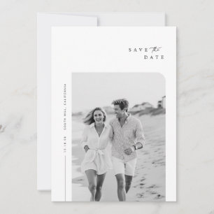 Simple Photo Save the Date Announcement Card
